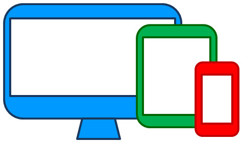 Devices with internet browsers: smart phone, tablet, computer